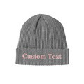 Custom Text Knitted Hat Unisex Beanie Hat Winter Warm Cap for Adult - image 4