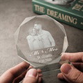 Custom Photo Engraved Ornaments Crystal Glass Father's Day Gifts - image 4