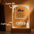 Personalized Dad You Are the Piece that Holds Us Together Acrylic Night Light Father's Day Gift for Dad - image 2