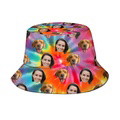 Custom Face Bucket Hat Tie Dye Prints Outdoor Cap Unisex - image 2