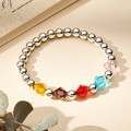 Personalized Birthstones Bracelet 1-12 Family Birthstones Elastic Beaded Bracelet Gift for Woman - image 37