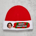 Custom Christmas Beanie Hat Unisex Knitted Hat Winter Warm Hat Gift for Christmas - image 2