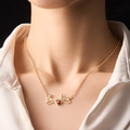 Personalized Name Necklace with Heart Birthstone Birthday Anniversary Gift for Her Wedding Gift - image 5