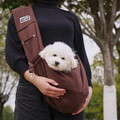 Cotton Comfortable Dog Bag Pet Out Crossbody Shoulder Bag Outdoor Travel Portable Cat Puppy Sling Bag Tote Pet Carrying Supplies - image 5