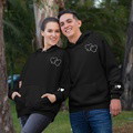 Personalized Embroidery - Double Heart + Letters - Sweatshirt - Hoodie - T-shirt - image 7