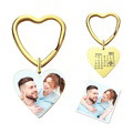 Engraved Keychain with Photo Gifts for Mom with Heart 3 Colors - image 2