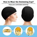 Custom Logo Swimming Cap Personalized Swim Caps Swimming Hats for Men Women - image 7