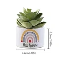 Personalized Teacher Flower Pot Rainbow Planter Back to School Gift for Teacher - image 4