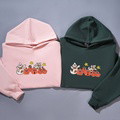 Halloween Collection - Pumpkin embroidered crewneck hoodie - image 1