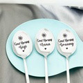 Good Morning Coffee Spoon Stainless Steel Spoon Gift for Nana Papa Mom - image 49