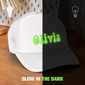 Custom Puff Print Trucker Hat Personalized Glow-in-the-dark Foam Trucker Caps for Adult Back to School Gift - image 10