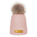 Personalized Leather Patch Beanie Custom Name Newborn Kids Winter Hat - image 18