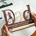 Custom Photo Engraved Ornaments Creative Father's Day Wooden Gifts - image 2