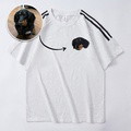 Embroidered cotton 3-bar customised T-shirt: make a statement! - image 7