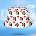 Custom Bucket Hat Personalized 2 Face Heart Print Summer Unisex Fisherman Hat - image 10