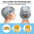 Custom Photo Swimming Cap Personalized Swim Caps Swimming Hats for Men Women - image 6