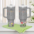 Personalized First Mom Now Grandma 40oz Tumbler with Straw Birthday Gift for Grandma - image 3