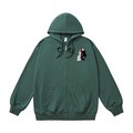 Embroidered personalized cardigan hooded zipper hoodie - image 3