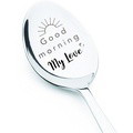 Good Morning Coffee Spoon Stainless Steel Spoon Gift for Nana Papa Mom - image 33
