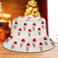 Custom Christmas Bucket Hat Personalized Face Unisex Fisherman Cap - image 3