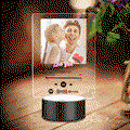 Gift For Father Custom 7 Colors Music Night Light with Text Scannable Night Light - image 1