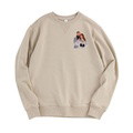 Personalized Embroidery 380g heavy weight 100% cotton sweatshirt - image 4