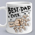 Personalized 3D Inflated Effect Coffee Mug - Best Dad Ever Gifts for Father's Day - image 6