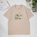 Custom hand-painted embroidered sweatshirt - image 3