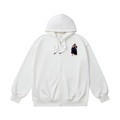 Embroidered personalized cardigan hooded zipper hoodie - image 2