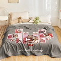 Custom Photo&Text Blanket Gifts for Couple - image 3