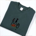 Halloween Embroidery Series - Cat and the pumpkin - image 2