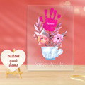 Custom Name and Date Night Light Handprint Lamp Mother's Day Gift - image 6