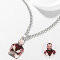 Custom Face Couple Necklace Personalized Shaped Acrylic Necklace - image 3