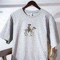 Halloween Embroidery Series - Riding skeleton horses - image 3