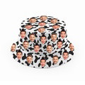 Custom Bucket Hat with Your Face Cow Print Unisex Fisherman Cap for Adult - image 2