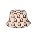 Dropshipping Custom Face Bucket Hats Unisex Beach Sun Cap - image 1