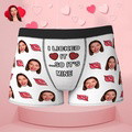 Custom Face Boxer I Licked It So It's Mine Underwear Valentine's Day Gift for Boyfriend - image 1