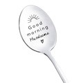 Good Morning Coffee Spoon Stainless Steel Spoon Gift for Nana Papa Mom - image 45