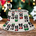 Custom Pet Christmas Bucket Hat Unisex Summer Beach Cap - image 2