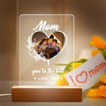 Personalized Photo Night Light Desk Lamp Acrylic Gifts for Mom - image 9