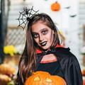 Halloween Black Lace Headbands with Clavicle Choker Necklace Halloween Hair Hoop for Party Supply Cosplay Decoration - image 5