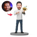 Father's Day Gift #1 Dad Bobblehead - Personalized Bobblehead Gifts With Text - image 1