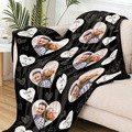 Custom Photo&Text Blanket Gifts for Couple - image 5
