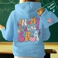 Personalized In My Teacher Era Hooded Sweatshirt Teacher Custom Name Hooded Sweatshirt Back to School Gifts - image 15