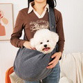 Cotton Comfortable Dog Bag Pet Out Crossbody Shoulder Bag Outdoor Travel Portable Cat Puppy Sling Bag Tote Pet Carrying Supplies - image 26