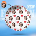 Custom Bucket Hat Personalized 2 Face Heart Print Summer Unisex Fisherman Hat - image 7