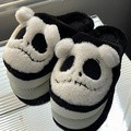 Halloween Slippers Halloween Skull Shoes Comfortable Cotton Slippers - image 2