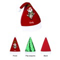 Personalized Sequins Santa Hat Custom Christmas Hats for Holidays Xmas Party Supplies - image 5