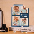 Custom Photo Building Block Puzzle Vertical Building Photo Brick for Father's Day Gift - image 1