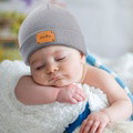 Personalized Baby Beanie Custom Name Leather Patch Beanie Gifts for Kids or Adult - image 13